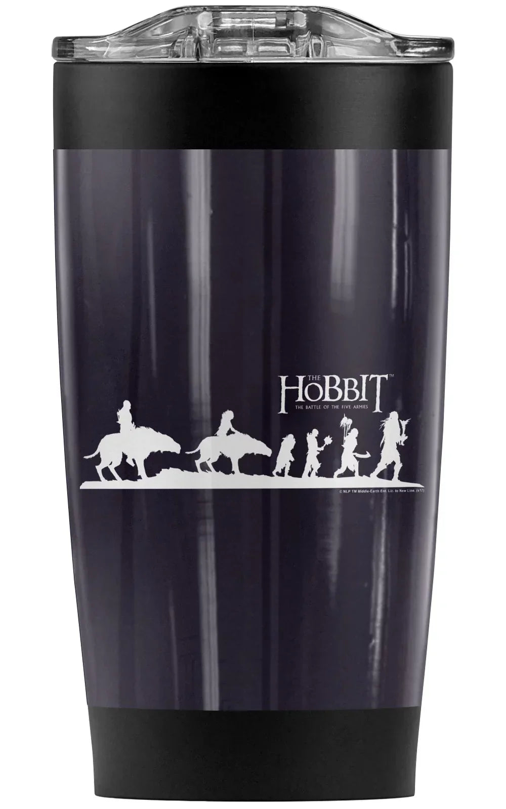 The Hobbit/Orc Company Stainless Steel Tumbler 20 oz Coffee Travel Mug/Cup, Vacuum Insulated & Double Wall with Leakproof Sliding Lid | Great for Hot Drinks and Cold Beverages