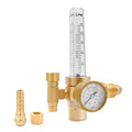 HITBOX Argon CO2 CGA 580 MIG TIG Welder Flow Meter Welding Gas Regulator Gauge with Box