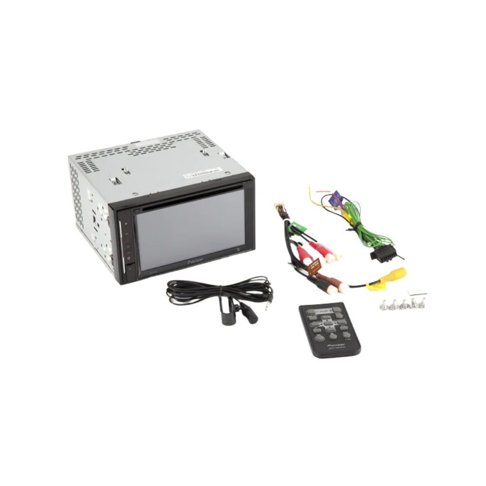 KIT5000 Bundle for 2012 Honda Civic W/ Pioneer Double DIN Car Stereo with Bluetooth/Backup Camera/Installation Kit/in-Dash DVD/CD AM/FM 6.2" WVGA Touchscreen Digital Media Receiver
