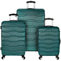 Elite Luggage Omni 3-Piece Hardside Spinner Luggage Set, Teal