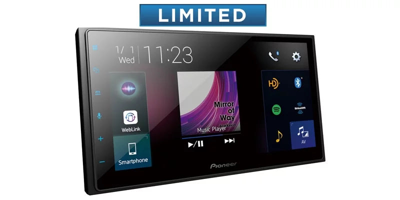 Pioneer DMH-2660NEX 6.8" Mechless Media Receiver + Bullet Style Backup Camera