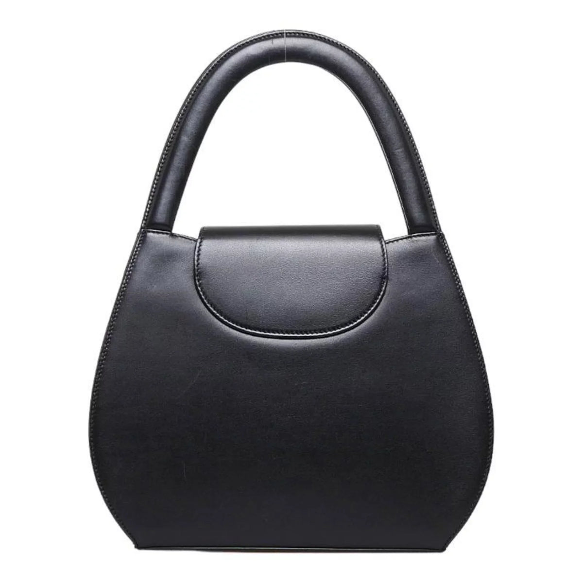 Pre-Owned Cartier Panthère handbag black gold leather ladies CARTIER (Good)