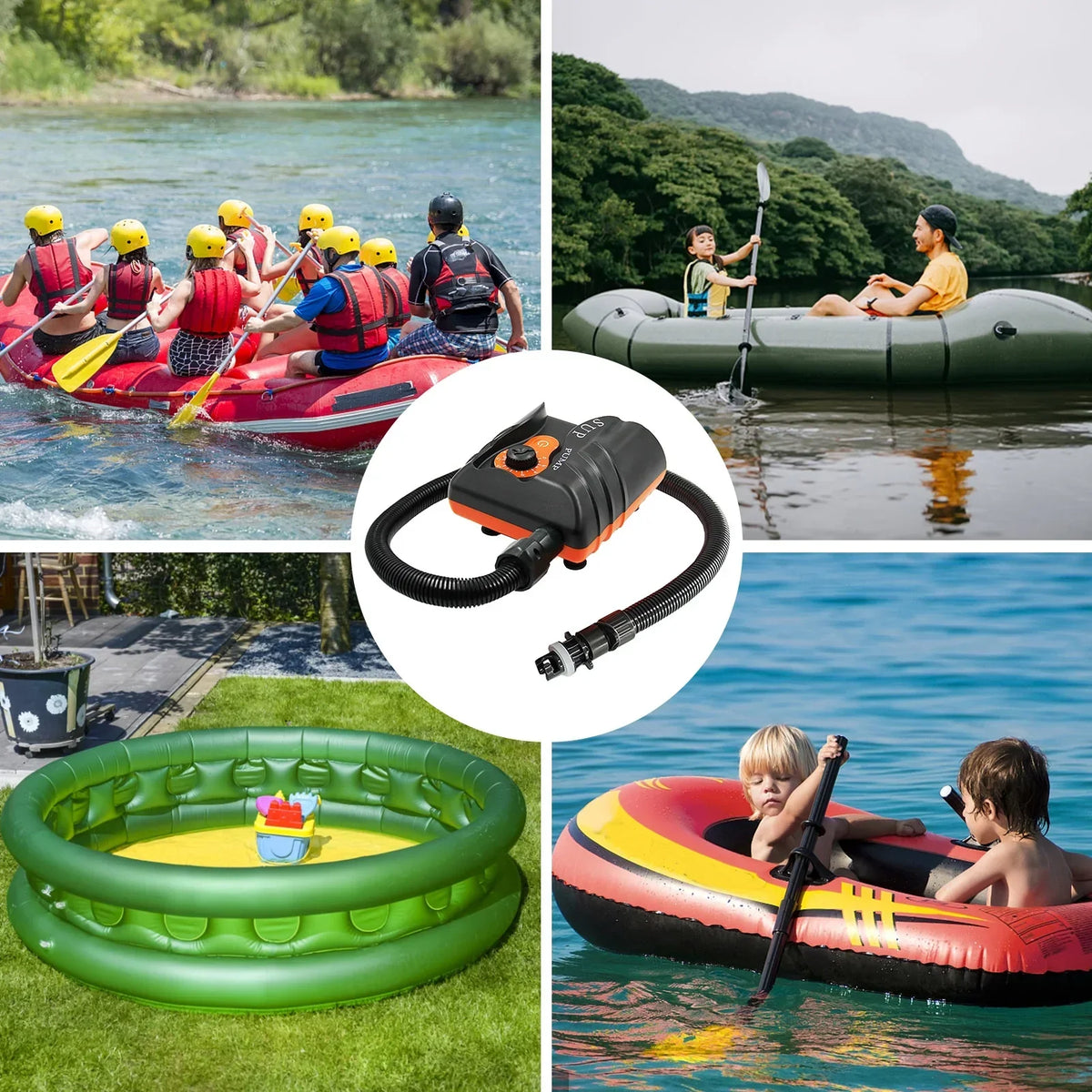 Inflation Pump,16psi Inflation Air 6pcs Nozzles Inflatable With 6pcs Nozzles Pump With 6pcs Inflatable And Air Pump And Boat Pump Huiop 16psi Mewmewcat Inflation Pump 16psi Zdhf