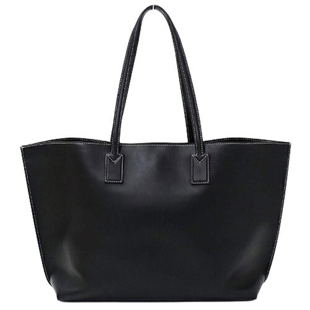 Pre-Owned Burberry BURBERRY bag ladies tote shoulder leather black 8052726 (Good)