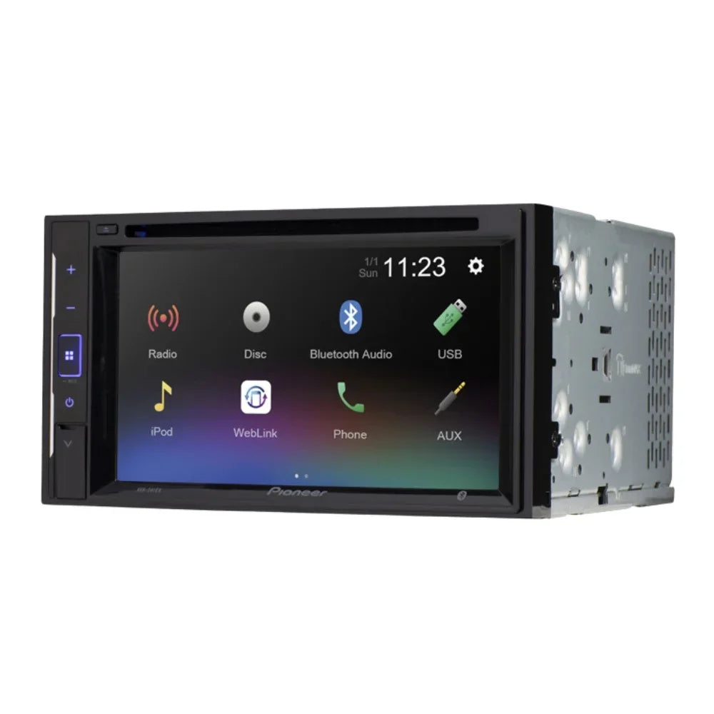 KIT2128 Bundle with Pioneer Multimedia DVD Car Stereo and Installation Kit - for 2007 Chrysler Aspen w/OEM Nav / Bluetooth DVD Touchscreen Radio - Backup Camera, Double Din Dash Kit