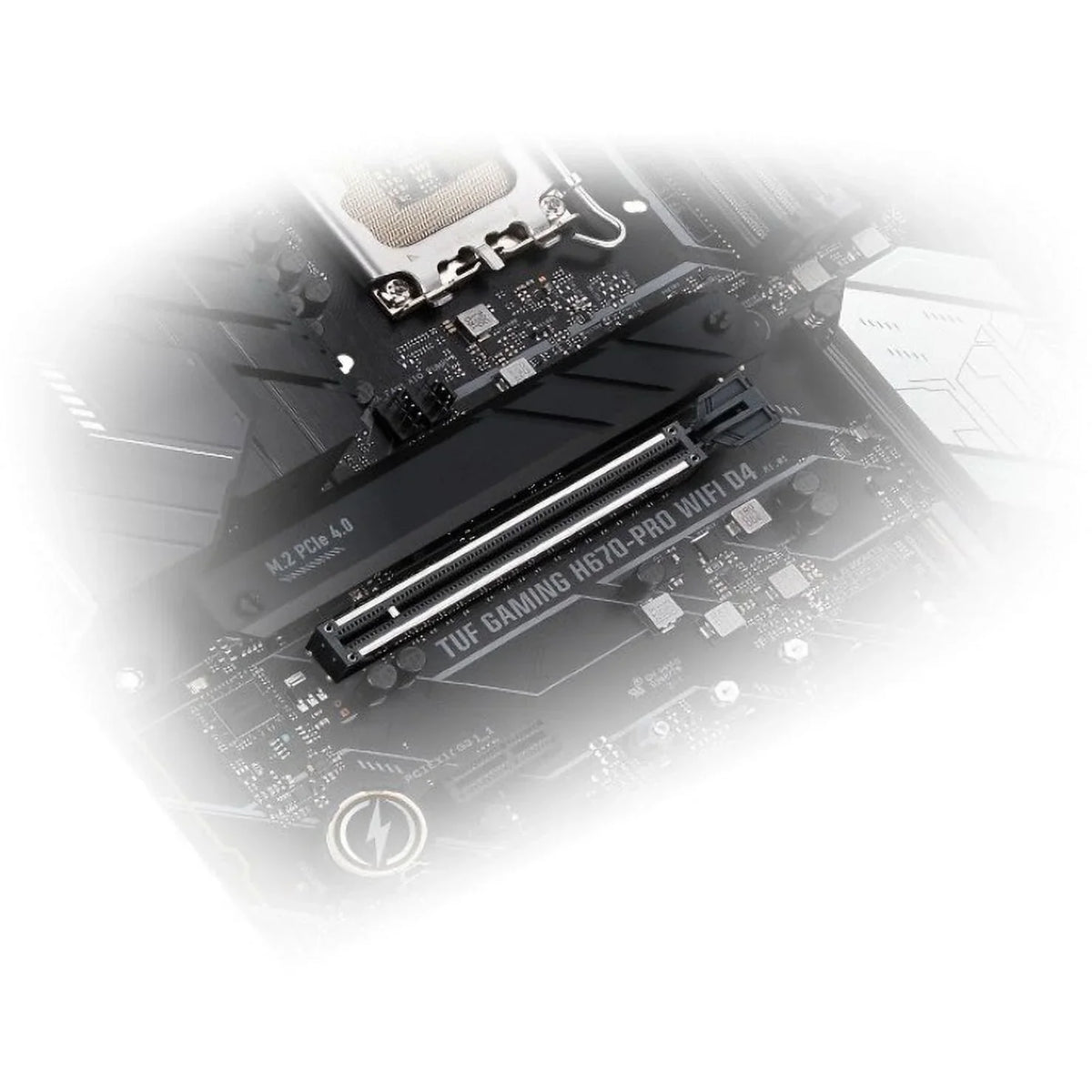 ASUS TUF GAMING H670-PRO WIFI D4 LGA 1700 (Intel 12th &13th Gen) ATX Gaming Motherboard (PCIe 5.0, DDR4, 14+1 DrMOS, 4xPCIe 4.0 M.2 Slots, WiFi 6, 2.5 Gb LAN, Front USB 3.2 Gen 1 Type-C)