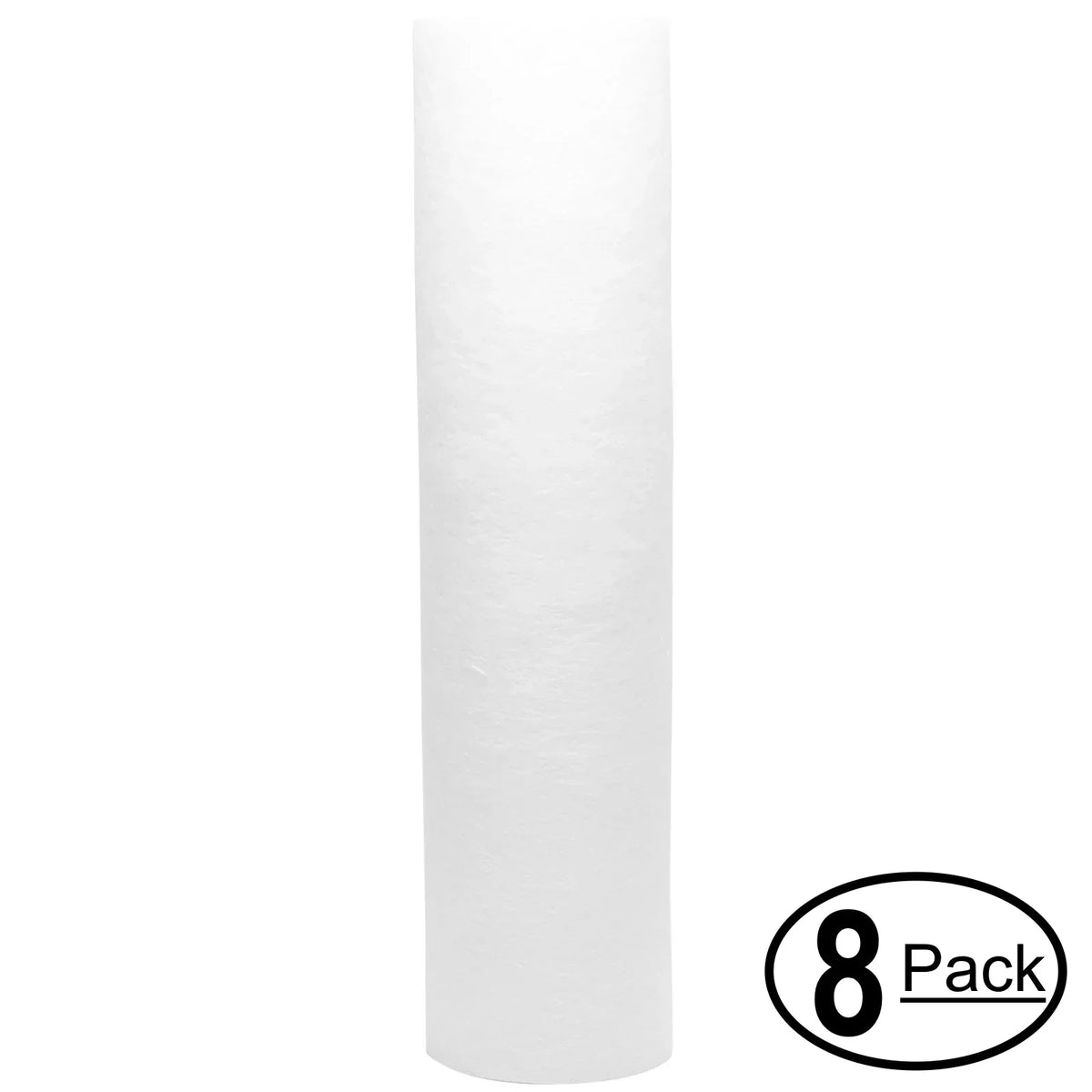 8-Pack Replacement for Rainfresh FC200 Polypropylene Sediment Filter - Universal 10-inch 5-Micron Cartridge for Rainfresh FC200 - Denali Pure Brand