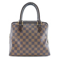 Pre-Owned LOUIS VUITTON Louis Vuitton Brera Handbag N51150 Damier Canvas Brown VI0094 Women's (Good)