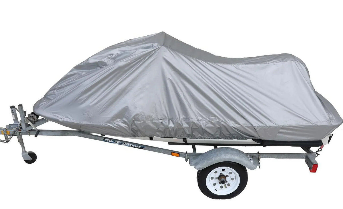 UV Reflective, Travel, Storage and Mooring Watercraft PWC Jet Ski Cover for Sea Doo Bombardier GTX 2001