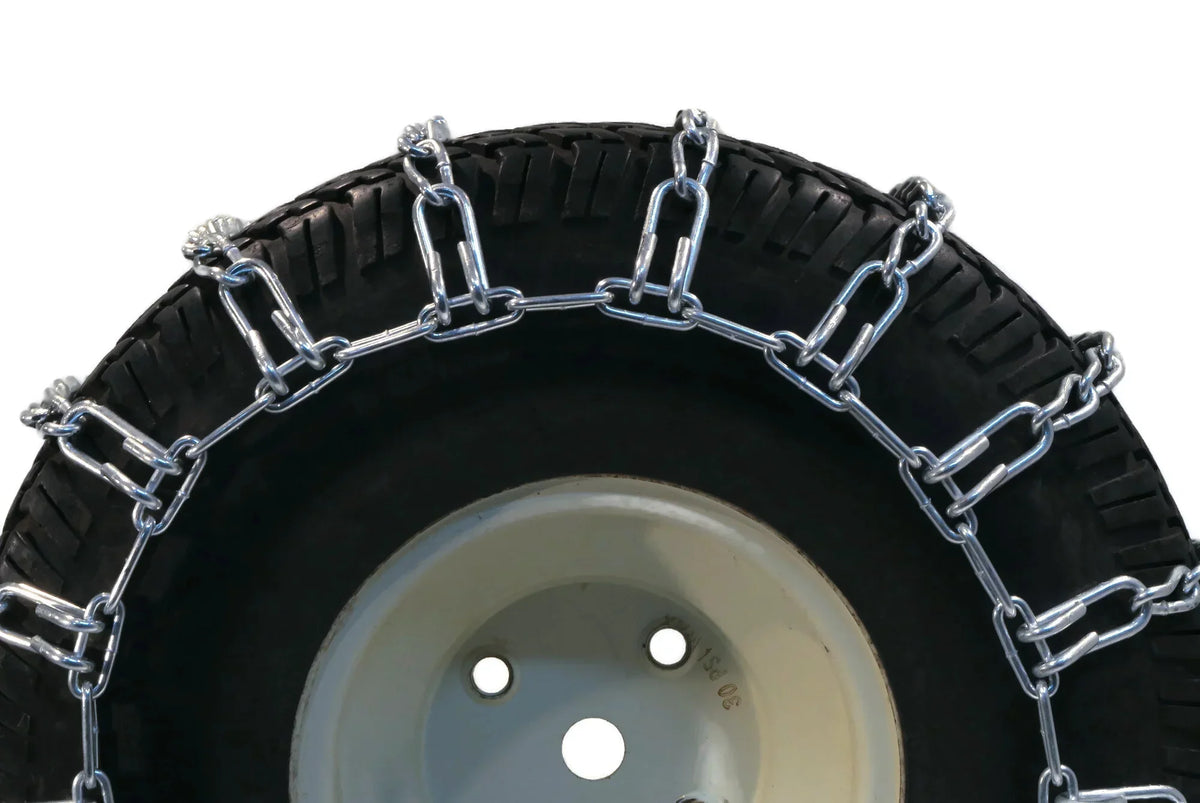 The ROP Shop | 2 Link Tire Chains & Tensioners for Kawasaki Brute Force ATV With 19x9.5x8 Tires