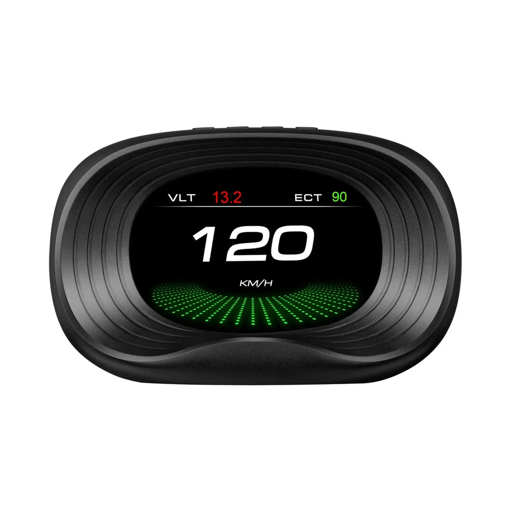 Nebublu Head Up Display, Digital OBDII Speedometer Car Head Display with OBD Interface, Speed Voltage Single Mileage Clock Display