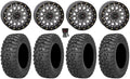 System 3 SB-6 15" Wheels Gunmetal (4+3) 32" Trail Saw 2.0 Tires Can-Am Commander Maverick Renegade Outlander Defender