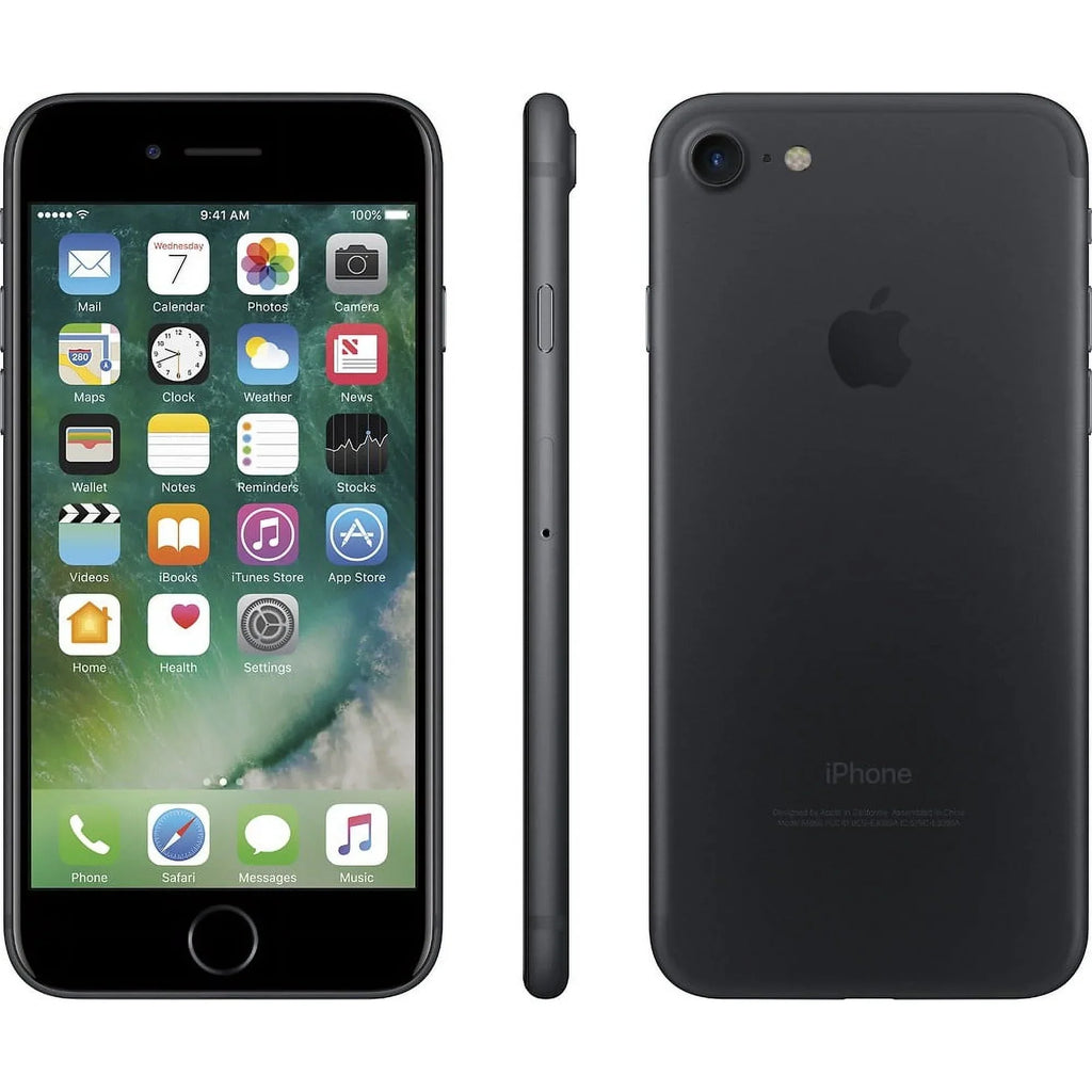 Restored Apple iPhone 7, 32 GB, Black - GSM Unlocked - GSM compatible (Refurbished)