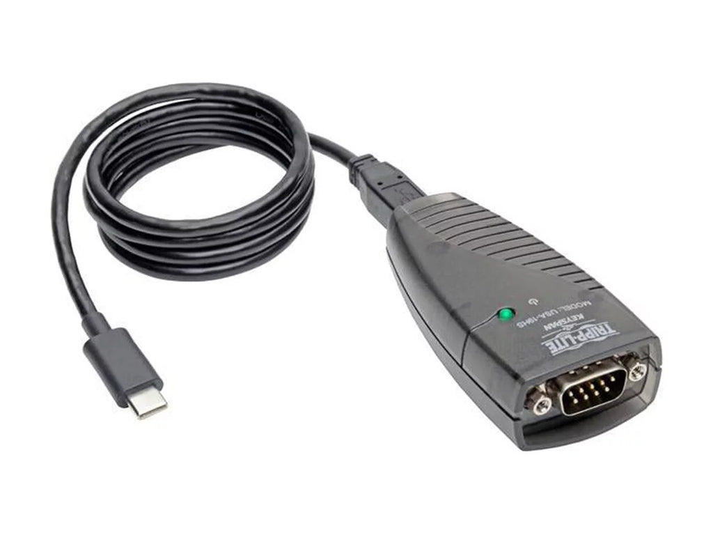 Tripp Lite Keyspan High Speed USB C to Serial Adapter DB9 3ft USB Cable TAA (USA-19HS-C)