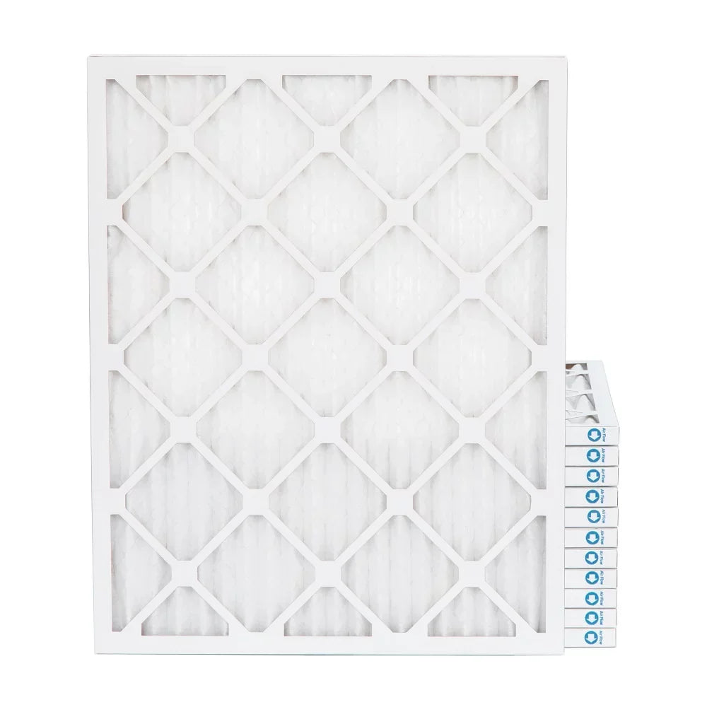 20x23x1 MERV 8 ( MPR 600, FPR 5-6 ) 1" Air Filters for AC & Furnace. Case of 12. Exact Size: 19-1/2 x 22-1/2 x 3/4