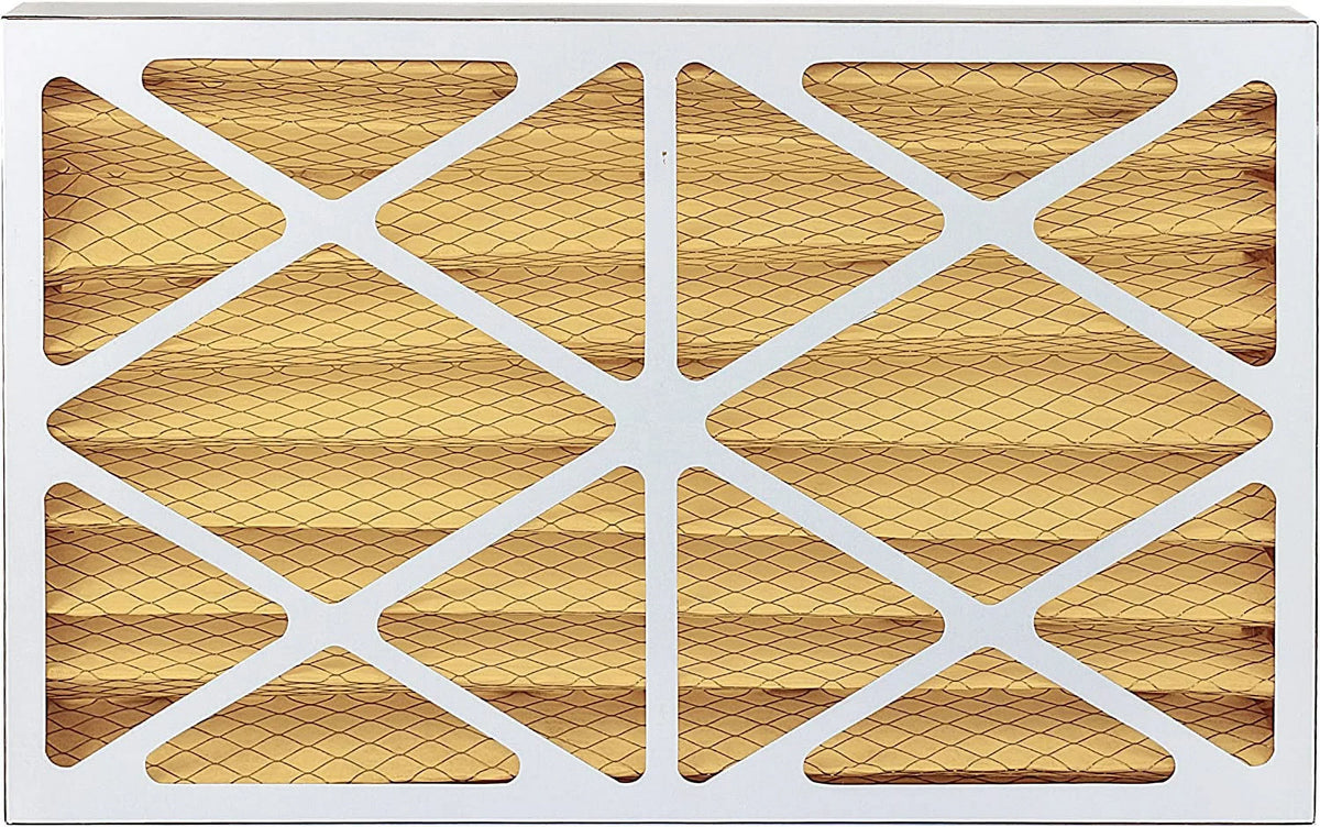 Filterbuy 10x25x4 MERV 11 Pleated HVAC AC Furnace Air Filters (5-Pack)