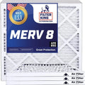 Filter King 4x58x1 Air Filter | 4-PACK | MERV 8 HVAC Pleated A/C Furnace Filters | MADE IN USA | Actual Size: 4 x 58 x .75"