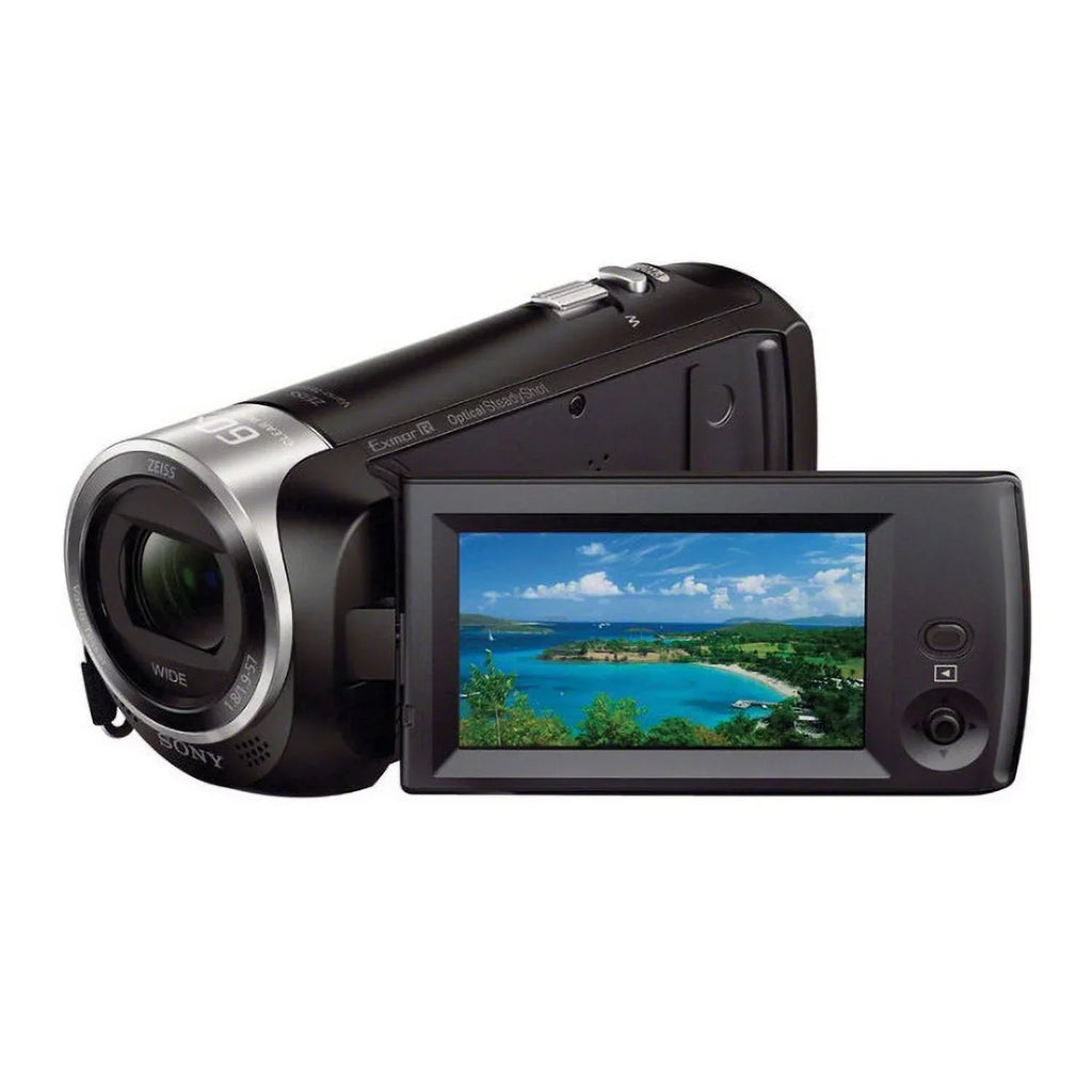 Sony Handycam 1080p Full HD Camcorder with Exmor R CMOS Sensor (Black) Bundle