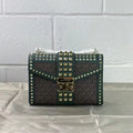 Michael Kors Rose 35F1Gx0L2B Medium Flap Shldr Messenger Bag In Racing Green