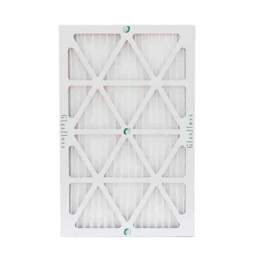12 Pack of 14x24x1 MERV 13 Pleated Air Filters by Glasfloss. Actual Size: 13-1/2 x 23-1/2 x 7/8