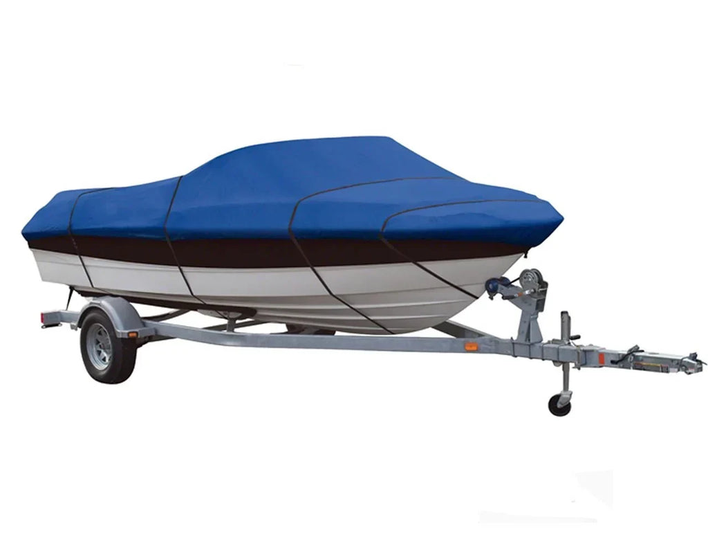 BLUE, GREAT QUALITY BOAT COVER Compatible for Four Winns Boats Sundowner 195 1987 1992 1993 1994