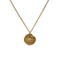 Blue Box Boutique Inc Gold Stainless Steel Cancer Zodiac Pendant Necklace for Women, Teens | Horoscope, Birthday Gift