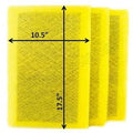 RAYAIR SUPPLY 12x20 Replacement Filter Pads Compatible with MicroPower Guard Air Cleaner (3 Pack)