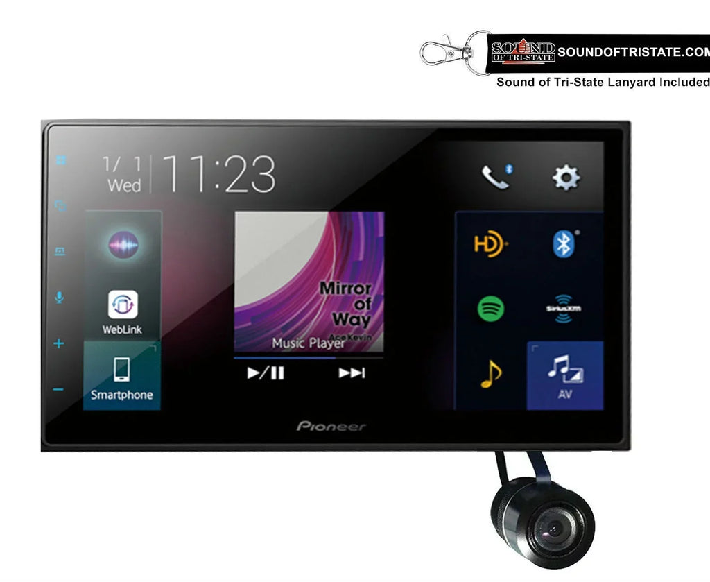Pioneer DMH-2660NEX 6.8" Mechless Media Receiver + Bullet Style Backup Camera