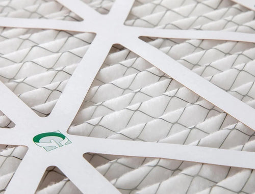 12 Pack of 12x20x1 MERV 13 Pleated Air Filters by Glasfloss. Actual Size: 11-1/2 x 19-1/2 x 7/8