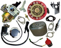 NEW FITS HONDA GX340 RECOIL CARBURETOR IGNITION COIL SPARK PLUG AIR FILTER GAS CAP