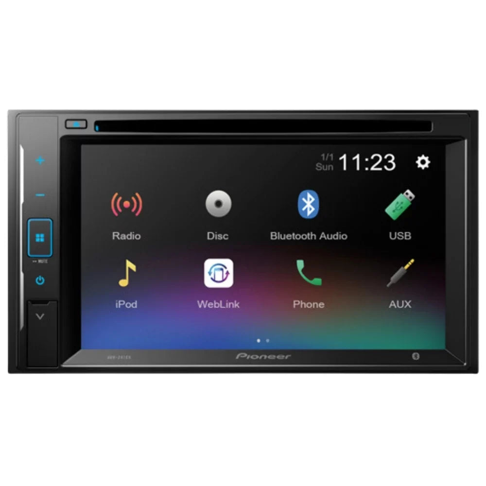 KIT5000 Bundle for 2012 Honda Civic W/ Pioneer Double DIN Car Stereo with Bluetooth/Backup Camera/Installation Kit/in-Dash DVD/CD AM/FM 6.2" WVGA Touchscreen Digital Media Receiver