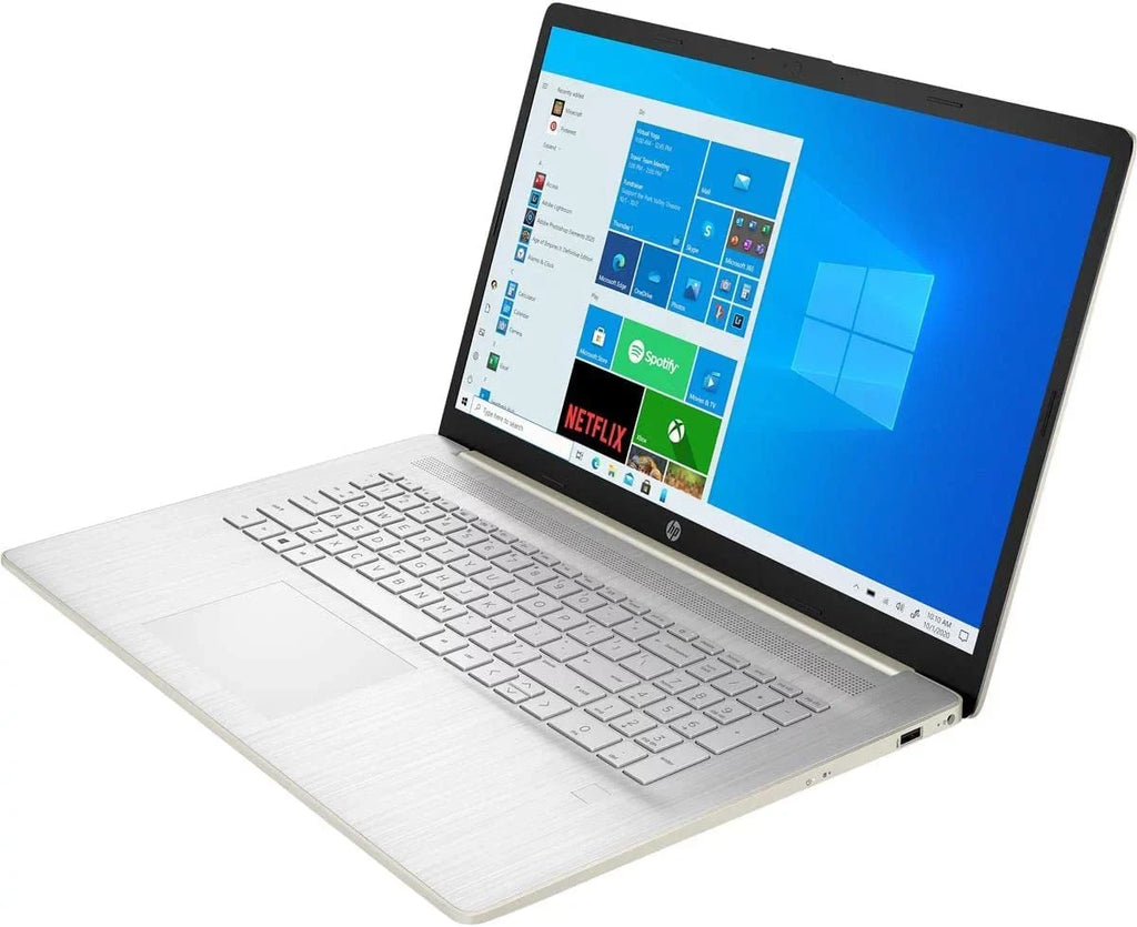 Restored HP 17CN0034DSREF 17.3" HD+ - 1600 x 900 - Intel Pentium Gold 7505 - 8GB RAM - 512GB SSD - Intel UHD Graphics - Windows 11 Home - Pale Gold - Notebook (Refurbished)