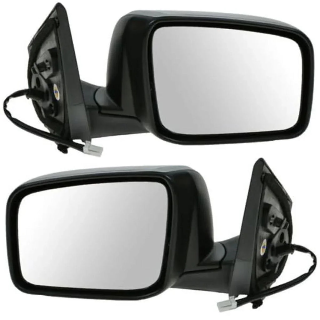 For 08-15 Rogue Rear View Door Mirror Power Heated w/o-Side View Camera SET PAIR