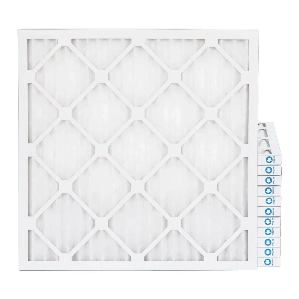 25x25x1 MERV 8 ( MPR 600, FPR 5-6 ) 1" Air Filters for AC & Furnace. Case of 12. Exact Size: 24-1/2 x 24-1/2 x 3/4