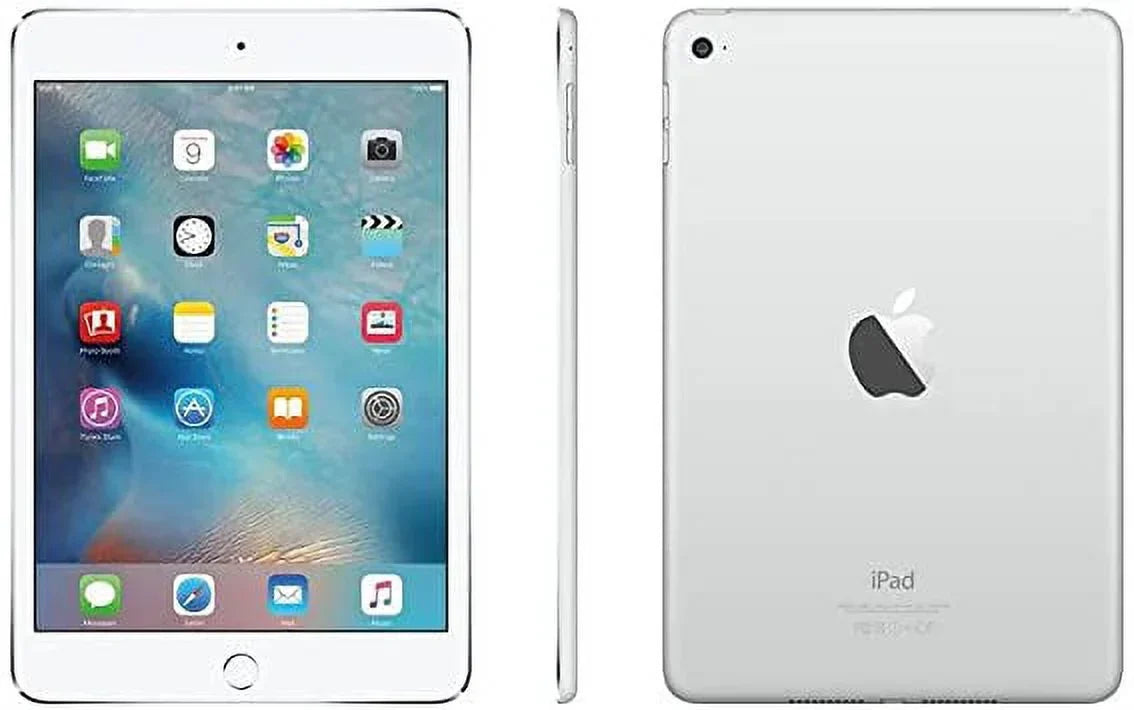 Restored Apple iPad Mini 4 128GB Silver Wi-Fi MK9P2LL/A (Refurbished)