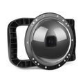 Waterproof Dome Port Case for  9 Black and  10SHOOT XTGP559, Dual Handle, 45m Waterproof, 180° Wide Angle