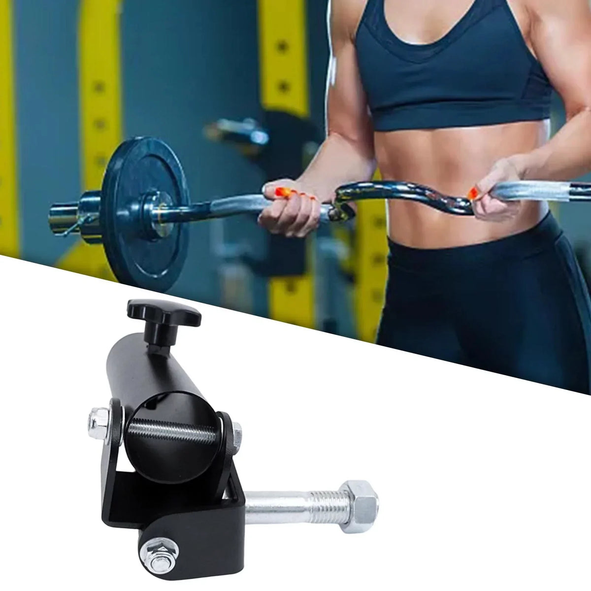 Multi Function Row Attachment Platform Full 360 Degree Swivel for Barbell