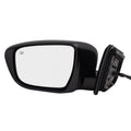 for 2016 to 2017 Nissan Murano Left Driver LH Mirror POWER, W/ SIGNAL LAMP, W/ MEMORY, W/ SIDE VIEW CAMERA, USA BUILT,  (FROM 10/16), SMOOTH