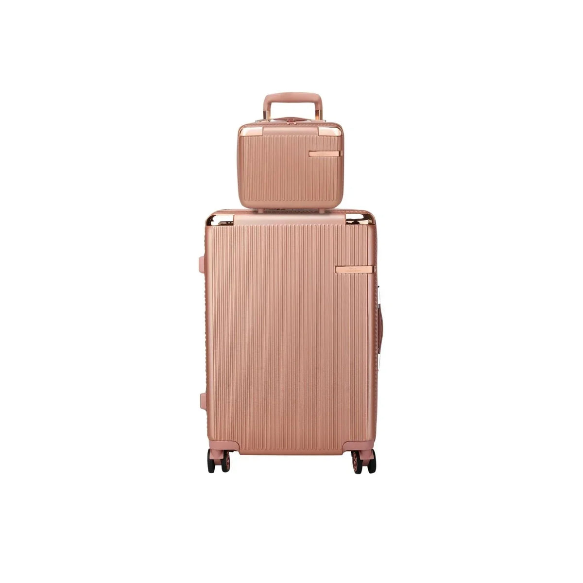 MKF Collection Tulum 2 Piece Luggage Set with Spinner Wheels and Expandable Handles by Mia K.